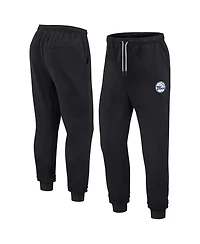 Men's and Women's Fanatics Signature Black Philadelphia 76ers Super Soft Fleece Jogger