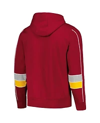 Men's Starter Burgundy Washington Commanders Captain Pullover Hoodie
