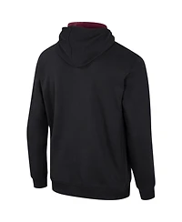 Men's Colosseum Black Arizona State Sun Devils Half-Zip Hoodie