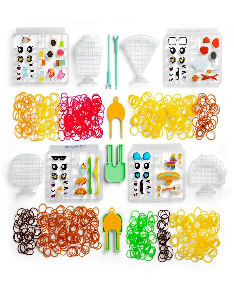 Rainbow Loom Loomies Food Figurines Rubber Band Kit