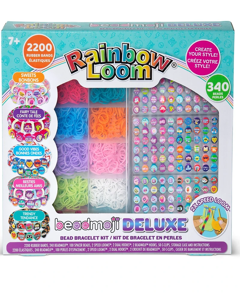 Rainbow Loom Beadmoji Deluxe Bead Bracelet Kit