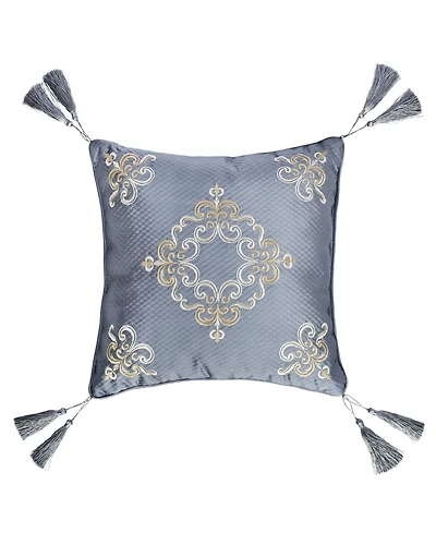 J Queen New York Dicaprio Embellished Decorative Pillow, 18" x 18"