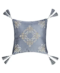 J Queen New York Dicaprio Embellished Decorative Pillow, 18" x 18"