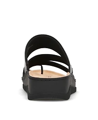 Baretraps Women's Fresha Toe Loop Wedge Sandals