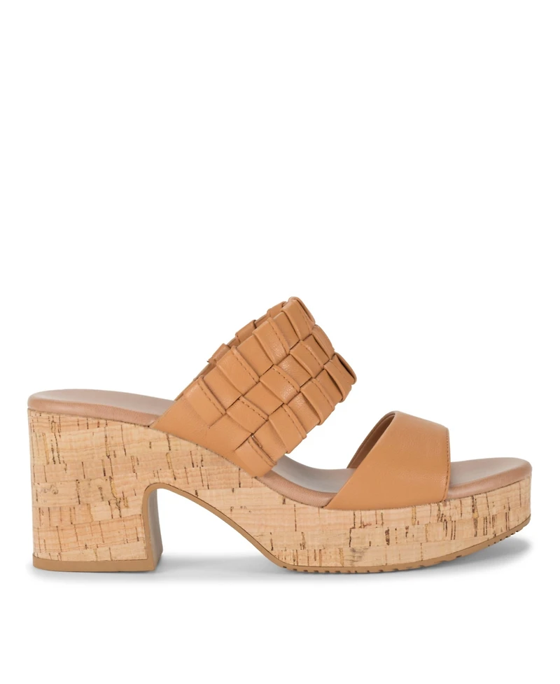 Baretraps Women's Mavis Block Heel Platform Sandals