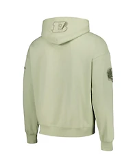 Men's Pro Standard Joe Burrow Light Green Cincinnati Bengals Player Name and Number Pullover Hoodie
