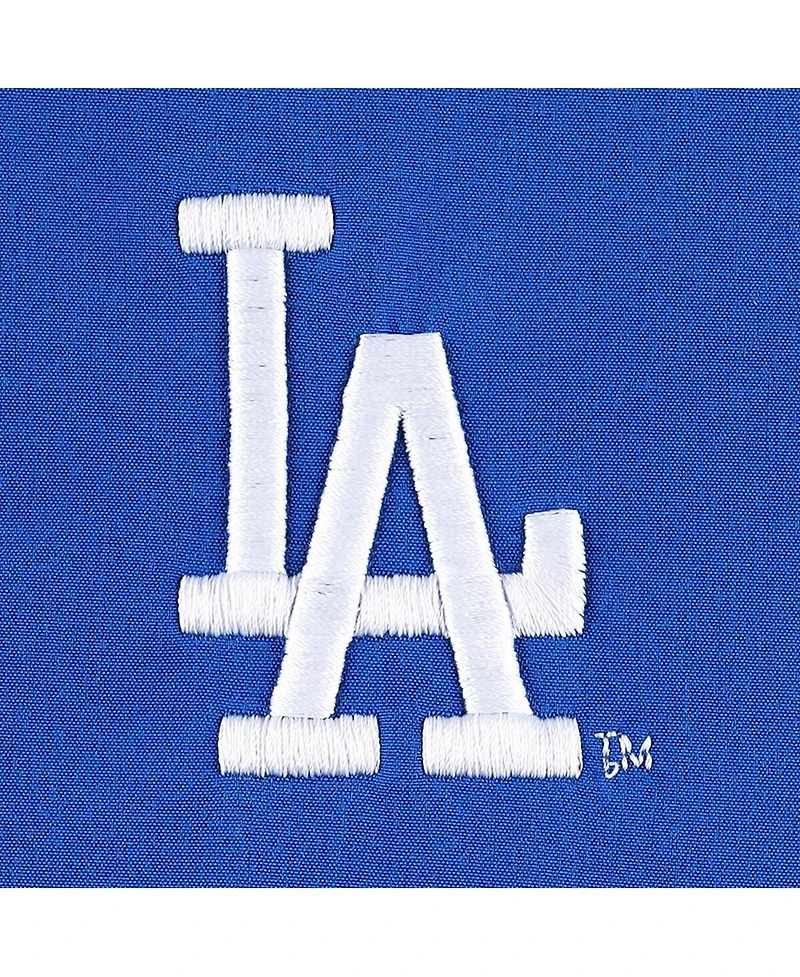 Men's Dunbrooke Royal, Heather Gray Los Angeles Dodgers Alpha Full-Zip Jacket
