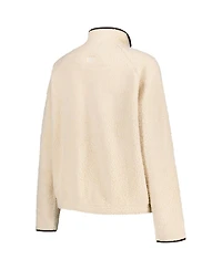 Women's Natural Iowa Hawkeyes Everest Half-Zip Sweatshirt