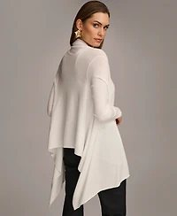 Donna Karan New York Women's Long-Sleeve Drape-Front Cardigan