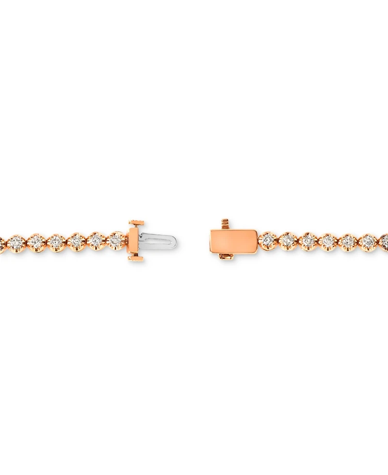 Le Vian Ombre Chocolate Ombre Diamond 18" Tennis Necklace (5-1/2 ct. t.w.) in 14k Rose Gold