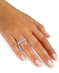 Diamond Emerald-Cut Eternity Band (4 ct. t.w.) 14k Gold (Also Platinum)