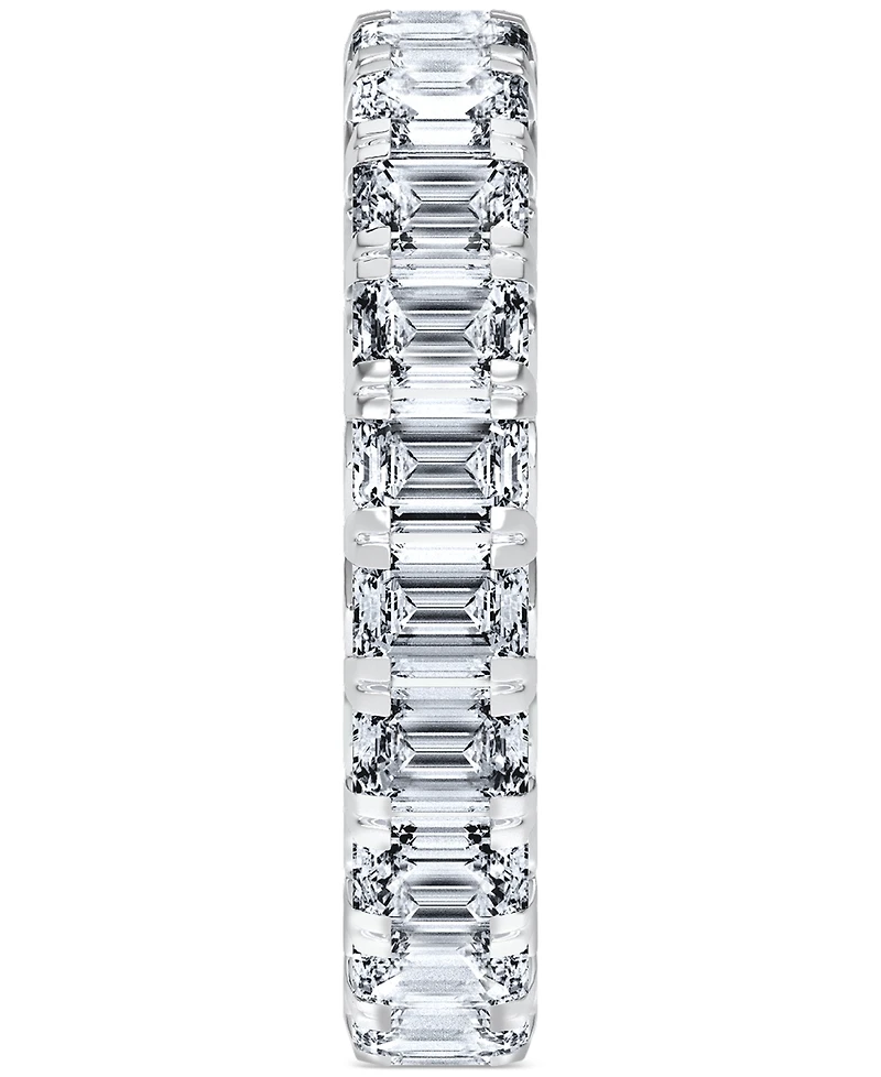 Diamond Emerald-Cut Eternity Band (4 ct. t.w.) 14k Gold (Also Platinum)