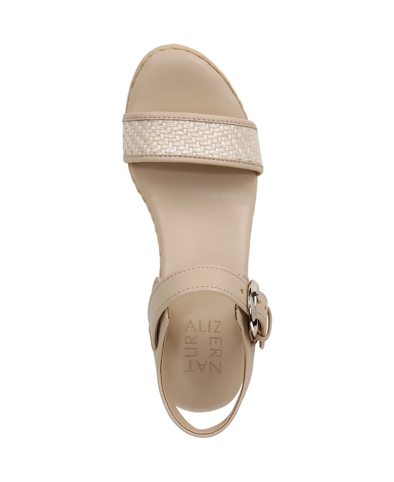 Naturalizer Women's Stella Open Round Toe Wedge Sandals