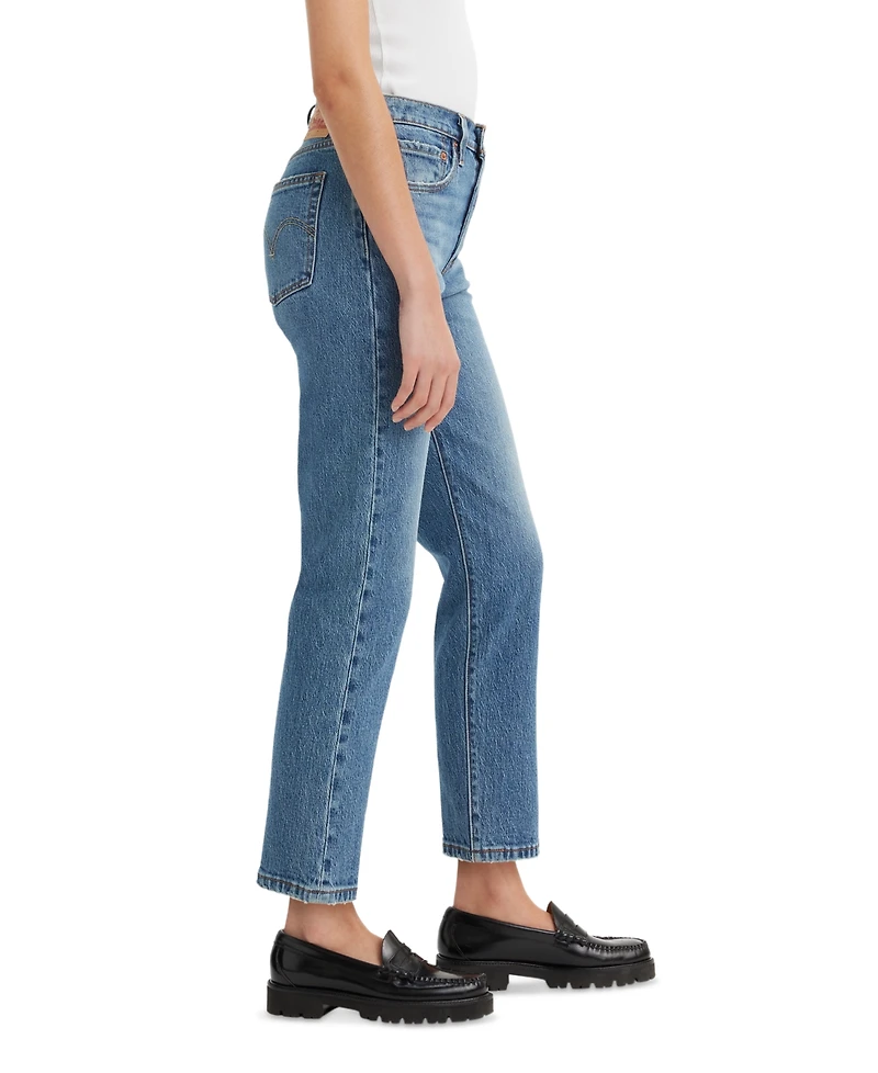 Levi's 501 Cropped Straight-Leg High Rise Jeans