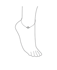 Bling Jewelry Celtic Love Knot Triquetra Clover Anklet Ankle Bracelet Sterling Silver Adjustable 9 To 10 Inch With Extender