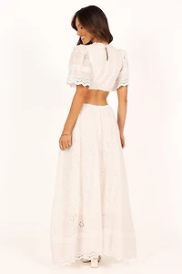 Merletto Cut Out Maxi Women's Dress