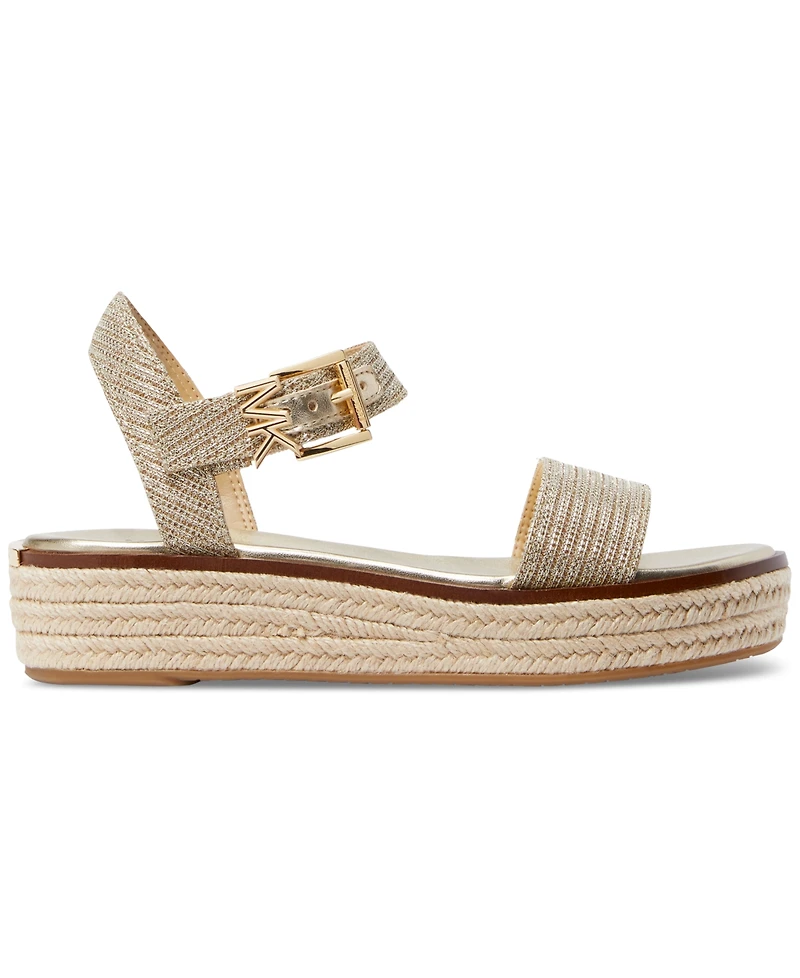 Michael Michael Kors Women's Richie Espadrille Platform Wedge Sandals