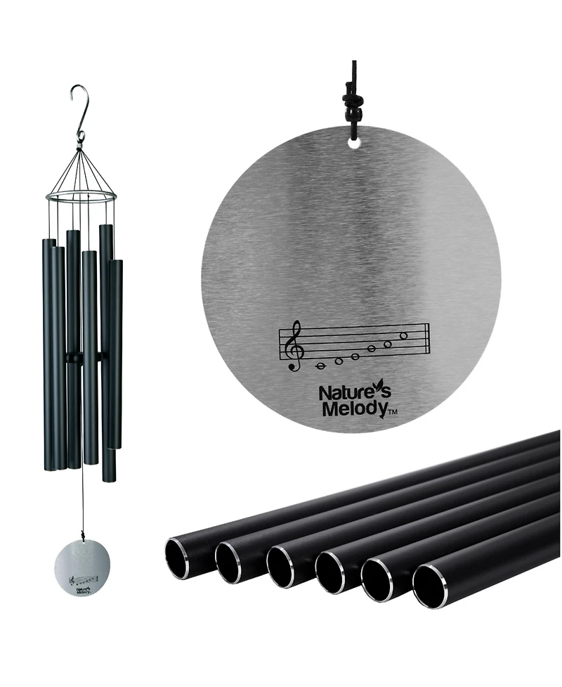 Nature's Melody Aureole Tunes Wind Chimes - 6-Tube Outdoor chime, C Pentatonic Scale 42 Inch