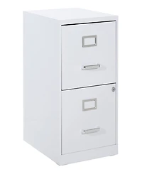 Office Star 23.5" 2 Drawer Locking Metal File Cabinet