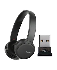 Sony Wh-CH510 Wireless On-Ear Headphones with Usb Bluetooth Dongle Adapter