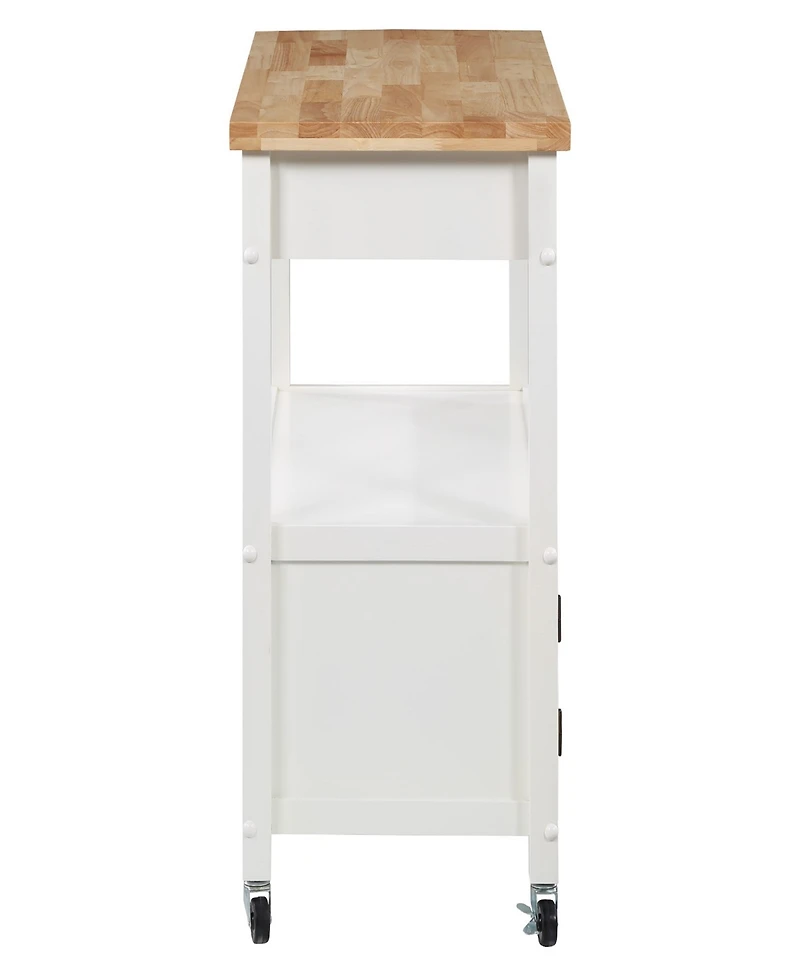 Office Star 35.25 Wood Radford Kitchen Cart