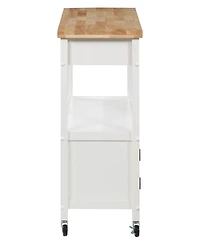 Office Star 35.25 Wood Radford Kitchen Cart