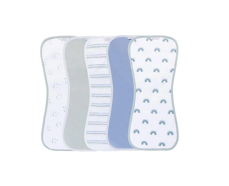 Ely's & Co. Middle Layer Reversible Burp Cloth Fleece