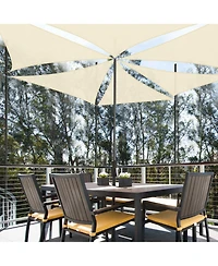 Yescom 6 Pack 7 Ft 97% Uv Block Triangle Sun Shade Sail Heavy Duty Outdoor