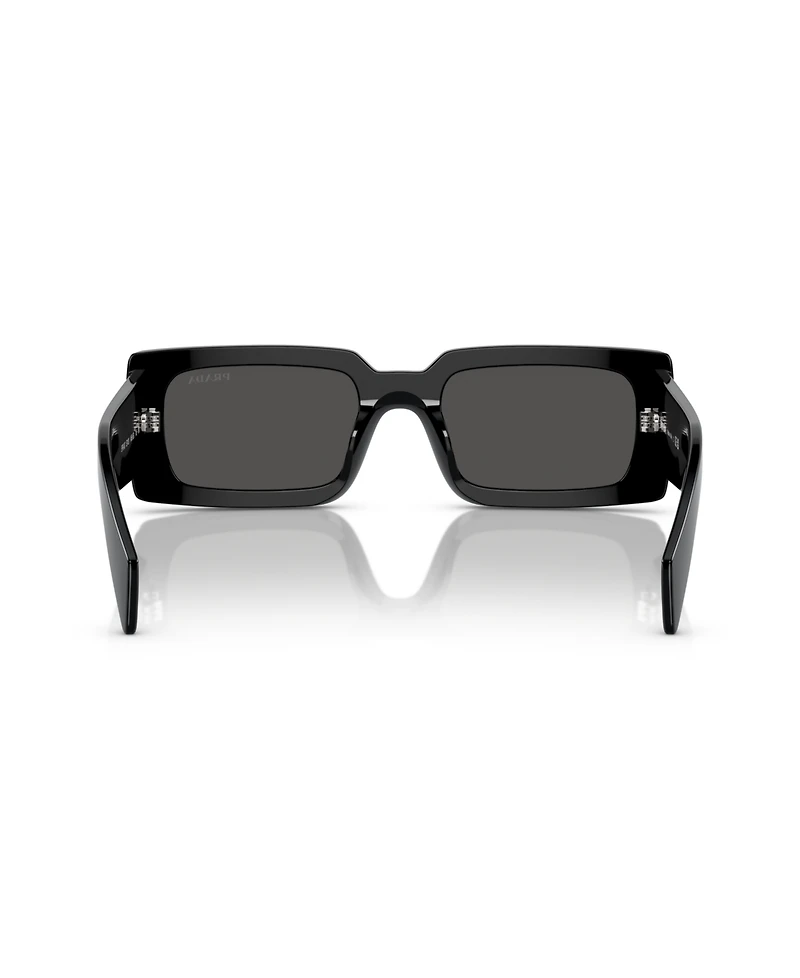 Prada Lettering Rectangular Women's Sunglasses