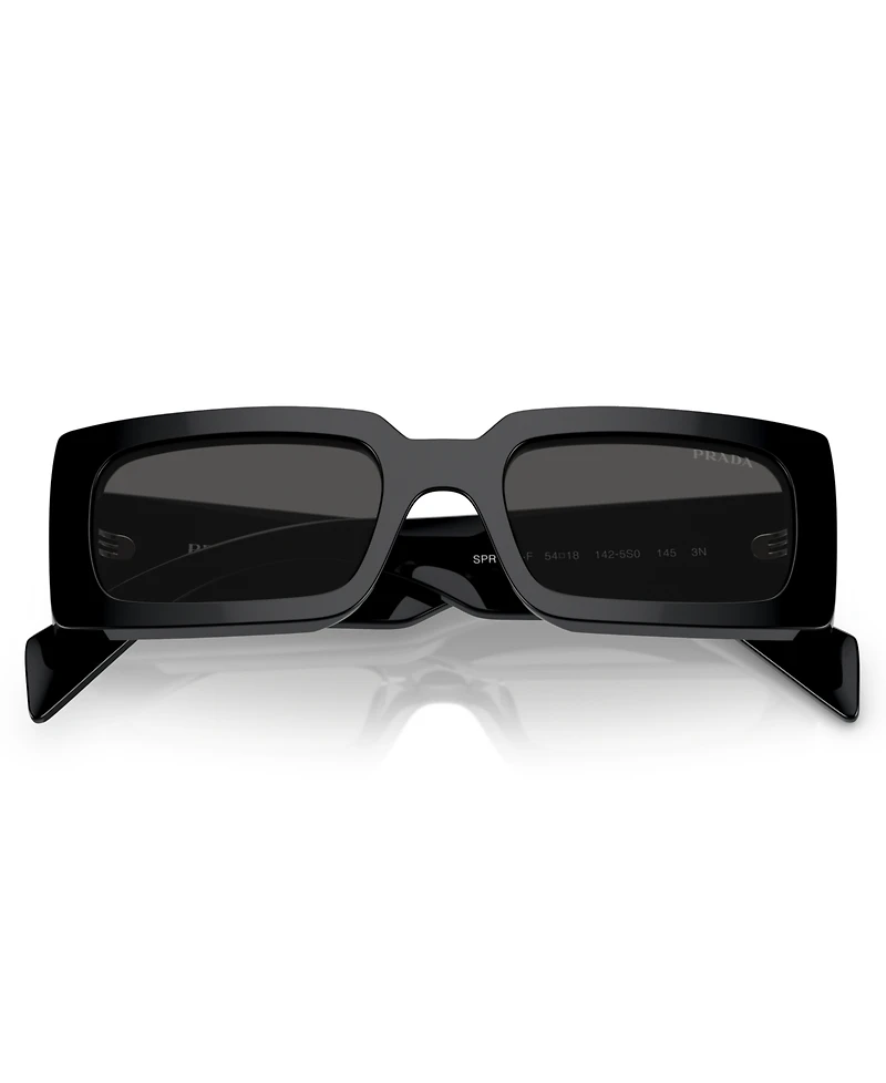 Prada Low Bridge Rectangular Women's Sunglasses, Pr A07SF