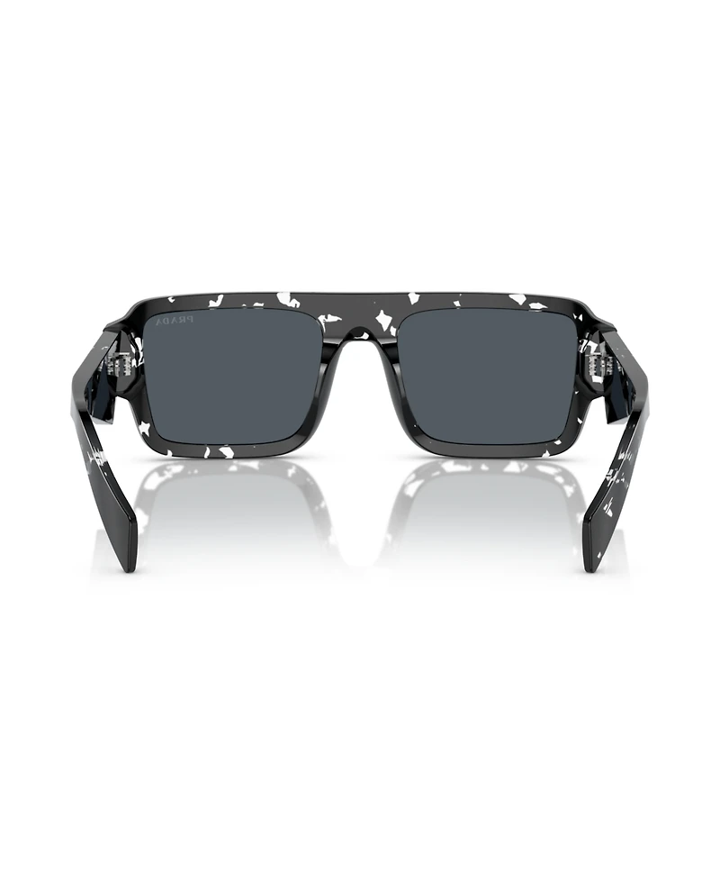 Prada Low Bridge Rectangular Men's Sunglasses, Pr A05SF