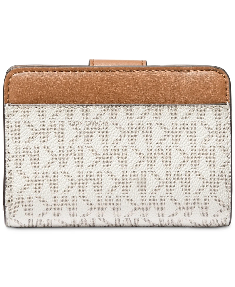 Michael Michael Kors Charm Small Tab Compact Pocket Wallet