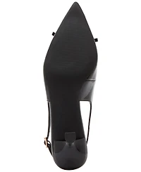 Madden Girl Vogue Bow Slingback Kitten-Heel Pumps