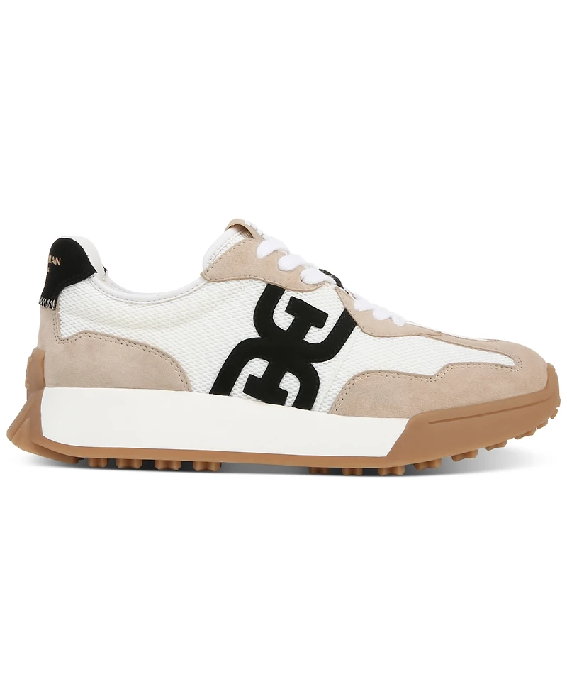 Sam Edelman Women's Langley Emblem Lace-Up Trainer Sneakers