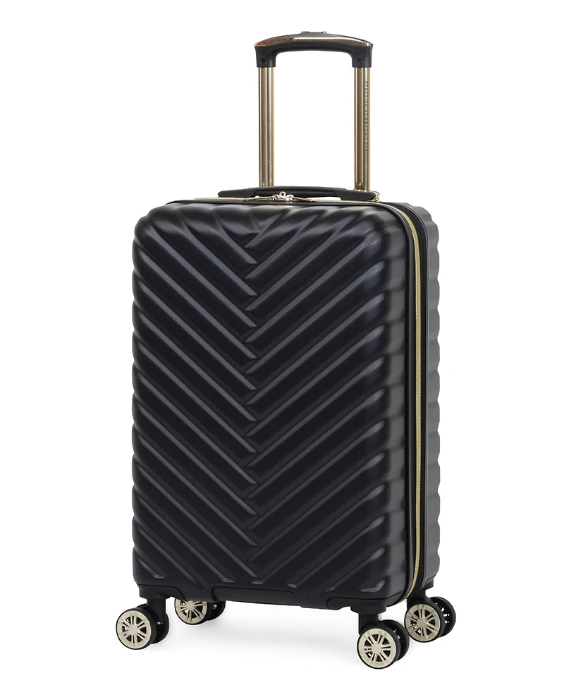 Kenneth Cole Reaction Madison Square Hardside Chevron Expandable Luggage, 2-Piece 20" Carry-On and Tote