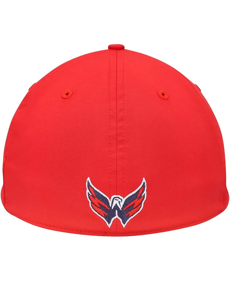 Men's adidas Red Washington Capitals Circle Logo Flex Hat