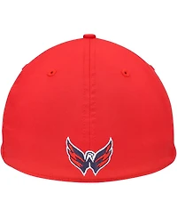 Men's adidas Red Washington Capitals Circle Logo Flex Hat