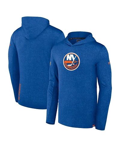 Men's Fanatics Royal New York Islanders Authentic Pro Lightweight Pullover Hoodie