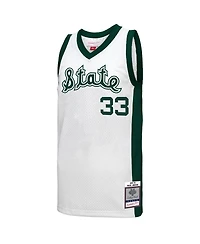 Men's Mitchell & Ness Magic Johnson White Michigan State Spartans 1978 Swingman Throwback Jersey