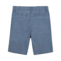 Hope & Henry Baby Boys Organic Cotton Chambray Short