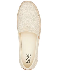 Toms Women's Valencia Moroccan Crochet Platform Espadrilles