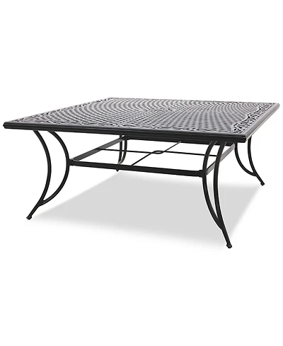 Wythburn Mix and Match 64" Square Cast Aluminum Outdoor Dining Table, Created for Macy's