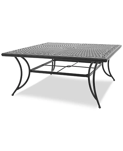 Wythburn Mix and Match 64" Square Cast Aluminum Outdoor Dining Table