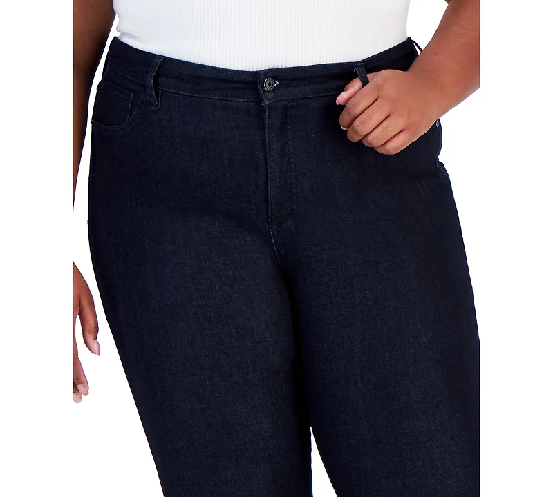 Style & Co Plus High-Rise Straight-Leg Jeans