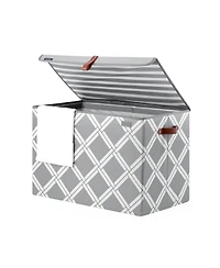 Nautica Folded Large Storage Trunk with Lid Box Weave