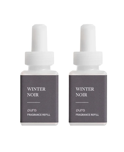 Pura - Winter Noir Smart Home Air Diffuser Fragrance - Smart Home Scent Refill - Up to 120-Hours of Premium Fragrance per Refill
