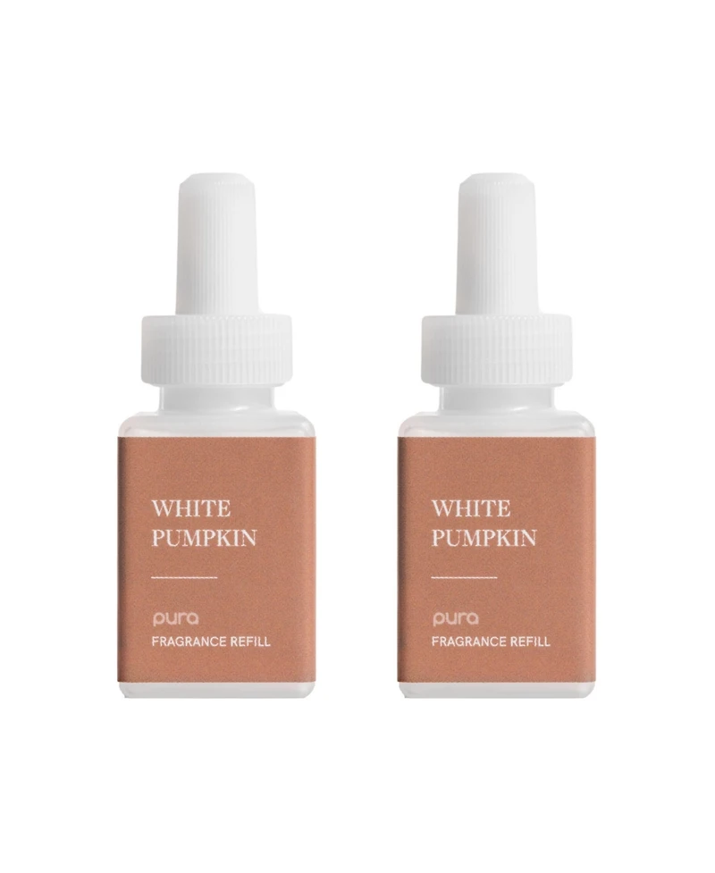 Pura - White Pumpkin - Smart Home Air Diffuser Fragrance - Smart Home Scent Refill - Up to 120-Hours of Premium Fragrance per Refill