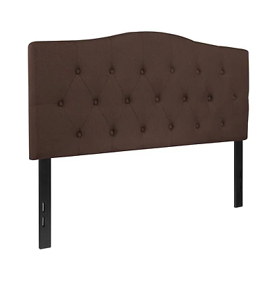 Arched Full Button Tufted Upholstered Headboard