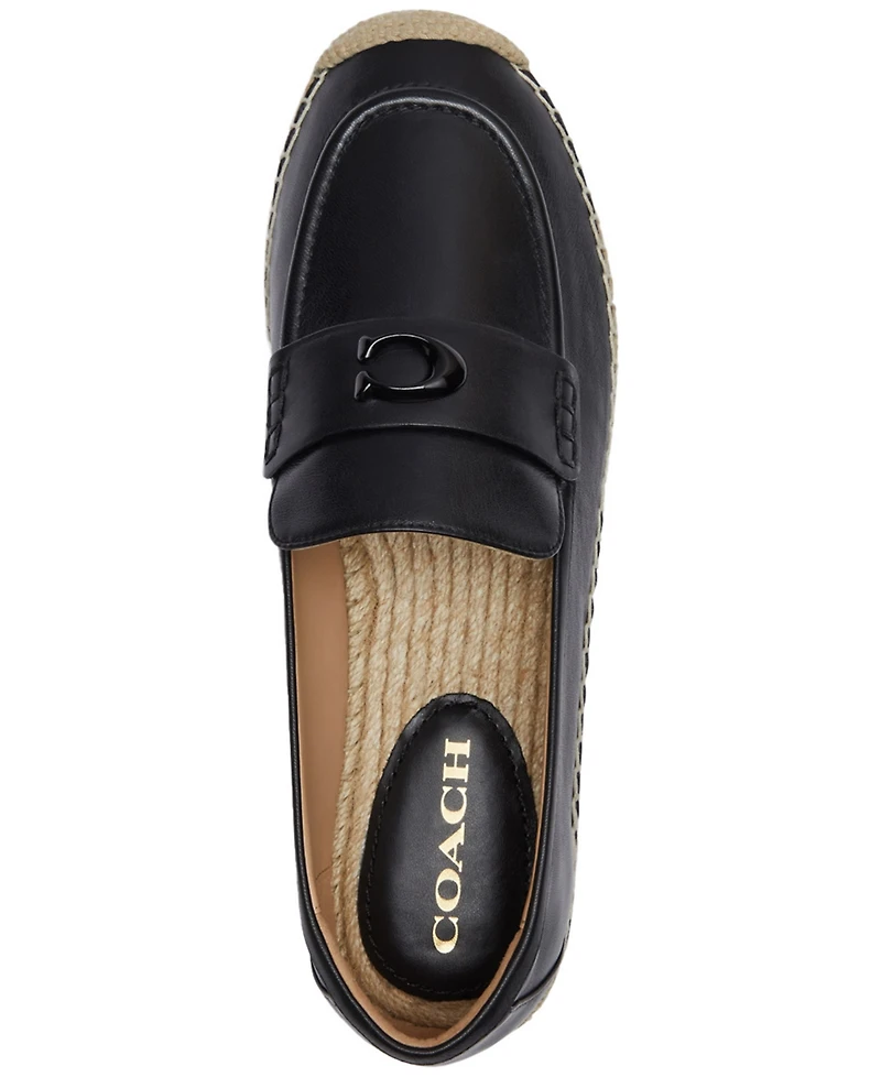 Coach Women's Camilla Logo Espadrille Flat Loafers