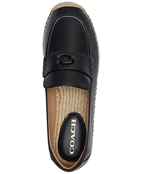 Coach Women's Camilla Logo Espadrille Flat Loafers